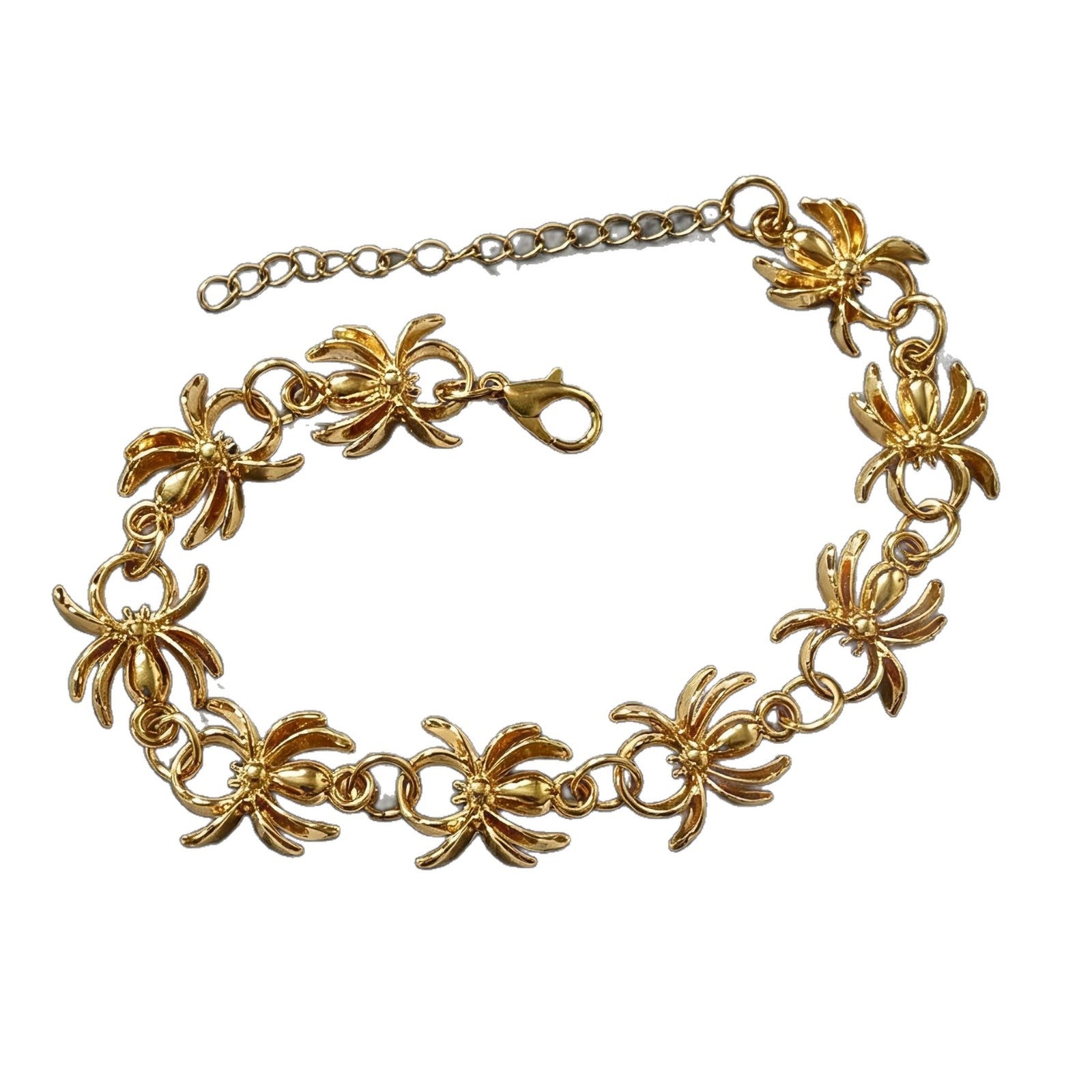 Wholesale Gothic  Wrist Chain Street Hip Hop Alloy Bracelet Fashion Jewelry Accessory Trendy Gift