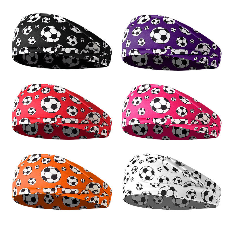 Wholesale sports headband baseball printed  hair band