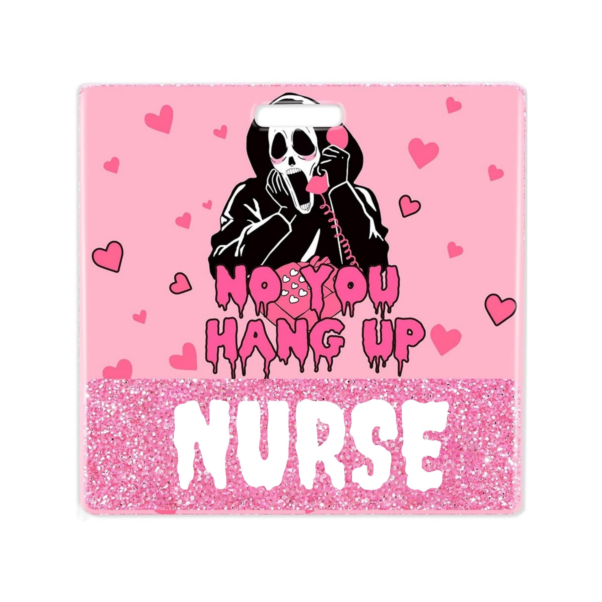 Wholesale 10pcs DIY Flatback personalized   Acrylic Flatback Badge Reels Retractable Keychain DIY Accessories