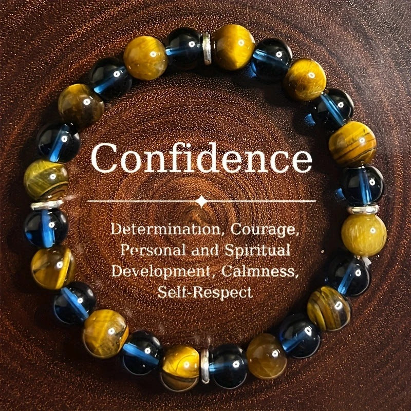 Wholesale  Natural Stone Tiger Eye Stone Crystal Agate Bracelet