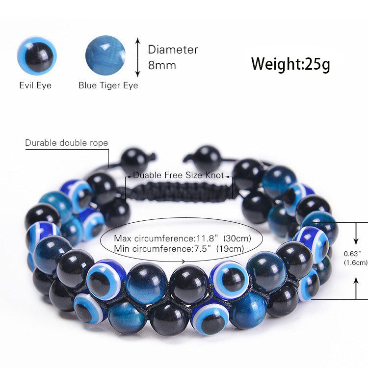 Wholesale  Evil Eye Bracelet Tiger Eye Black Magnetic Bracelet