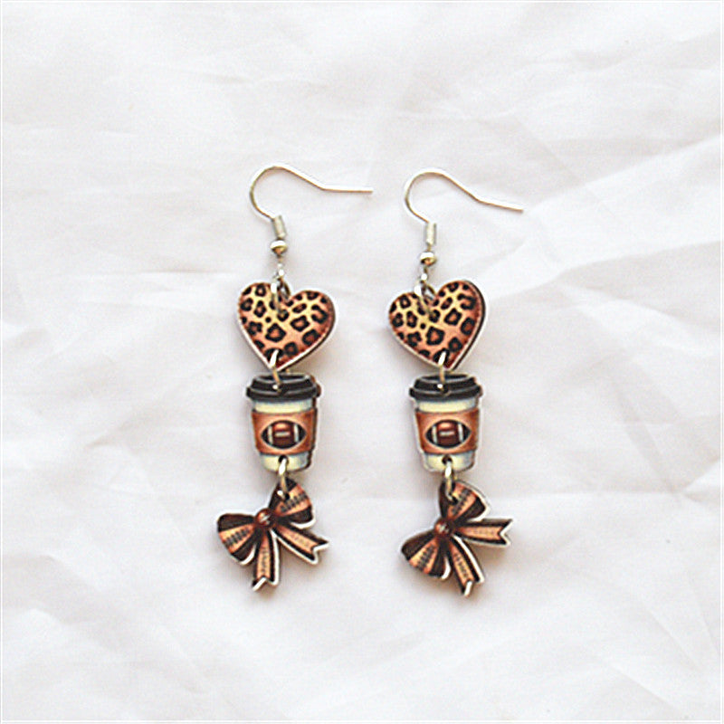 Wholesale sports series earrings