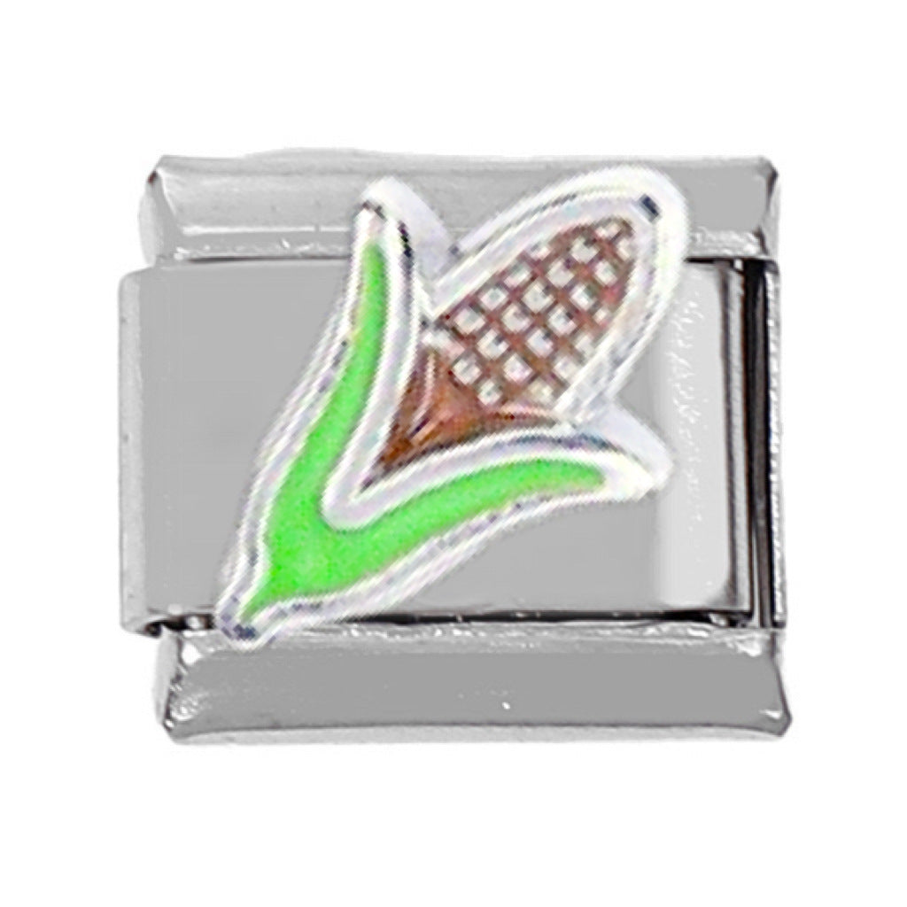 Wholesale 5pcs Italian Charm Bracelet Charm Module Stainless Steel Vegetable and Fruit Bracelet 9mm DIY Pattern Free Stitching Detachable Composable Bracelet ACC-BT-DaLiang004