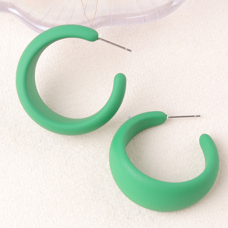 Wholesale  Colorful Candy Color Exaggerated Earrings