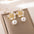 Wholesale Oil Camellia Pearl Earrings Retro  Luxury Earrings