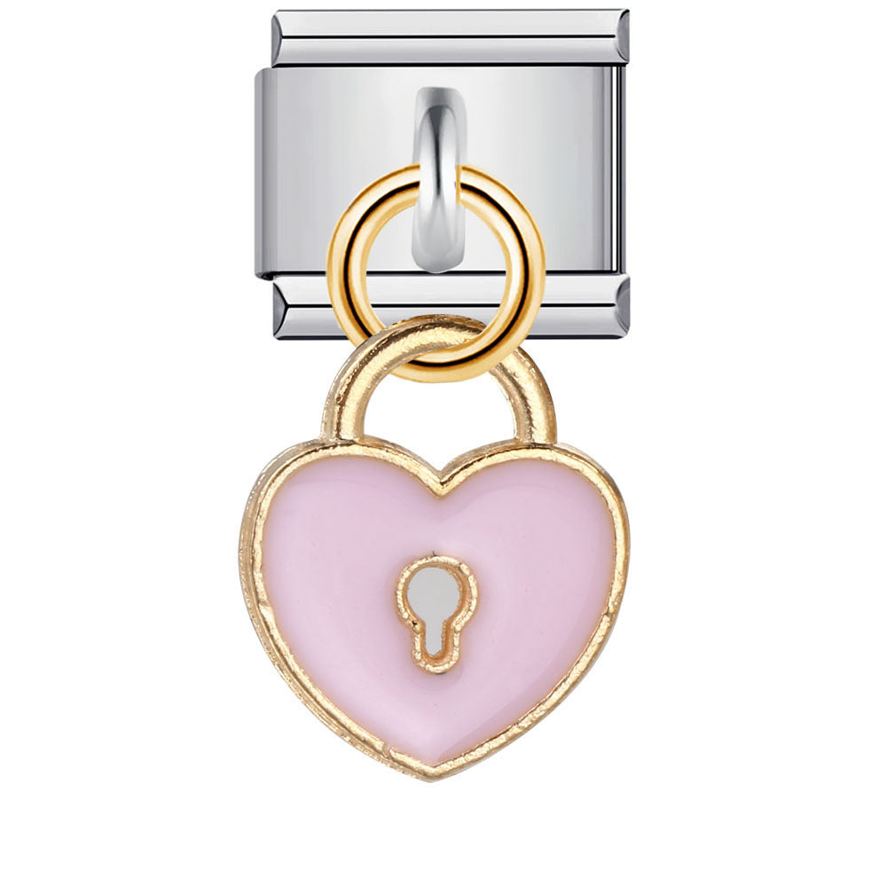 Wholesale Italian Charm Bracelet 9mm DIY Splicing Removable Oil Drop Heart Eyes Stainless Steel Composable Bracelet