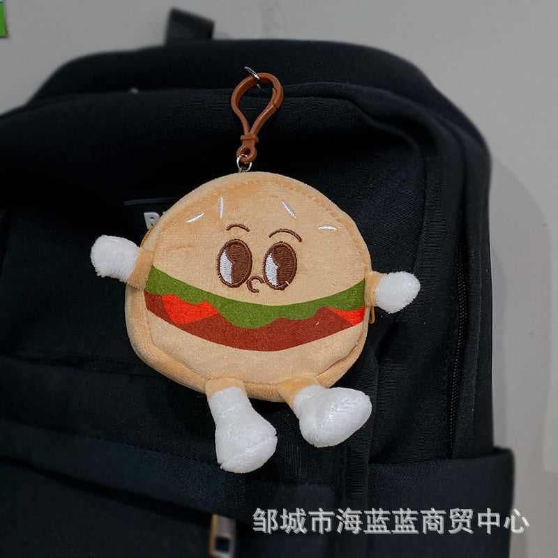 Wholesale Cute Cartoon Hamburg Coin Purse Wallet