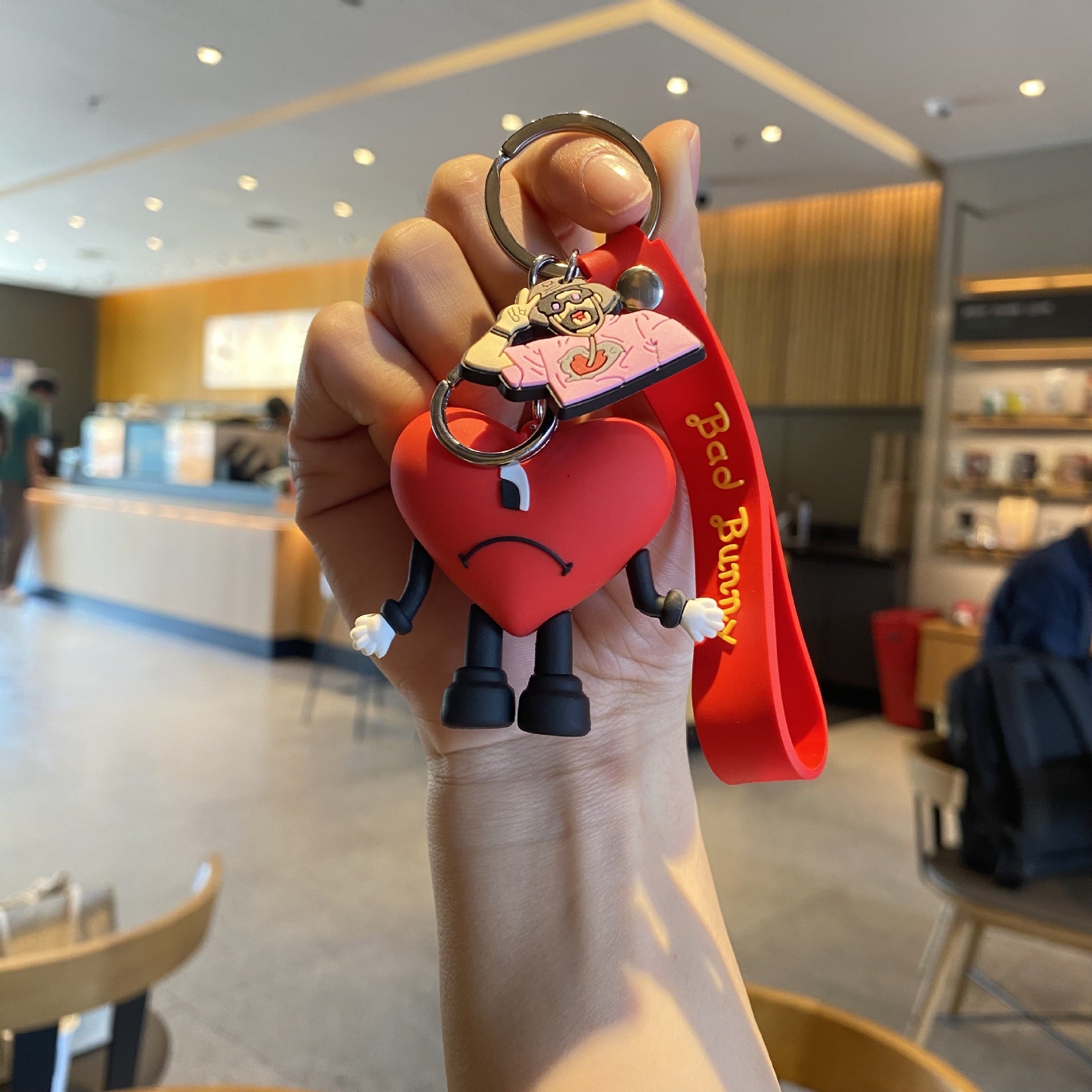 Wholesale Christmas Cartoon PVC Soft Keychain Creative Keychain ACCVIP-KC-MingTian001