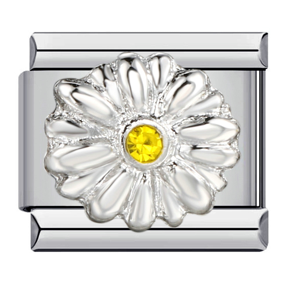 Wholesale Italian Charm Bracelet 9mm DIY Splicing Removable Micro-set Colored Diamond Stainless Steel Composable Bracelet