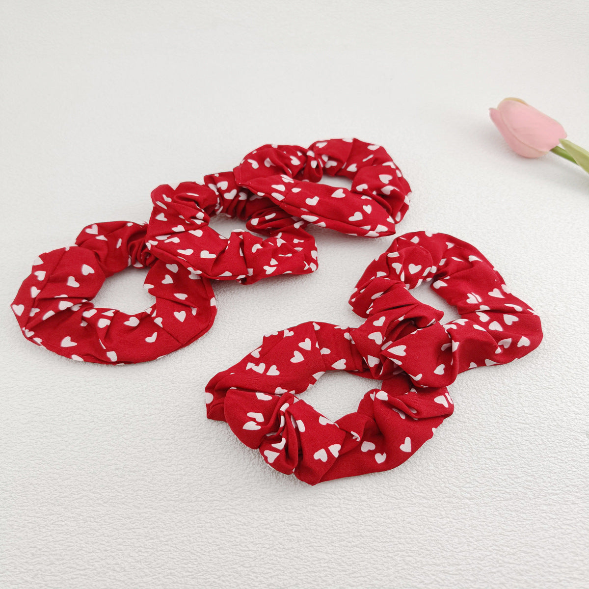 Wholesale Valentine's Day fashion red elastic hair band