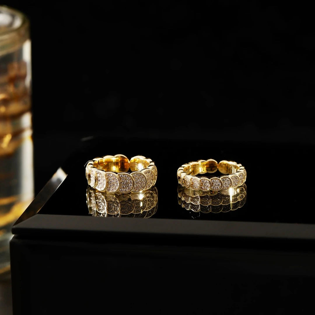 Wholesale Scale copper plated gold ring