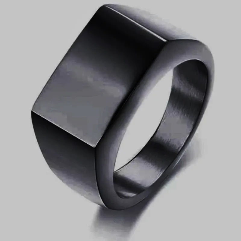 Wholesale Copper Men's Rings Business Gold Silver Black Rings ACC-RS-ChenRui001