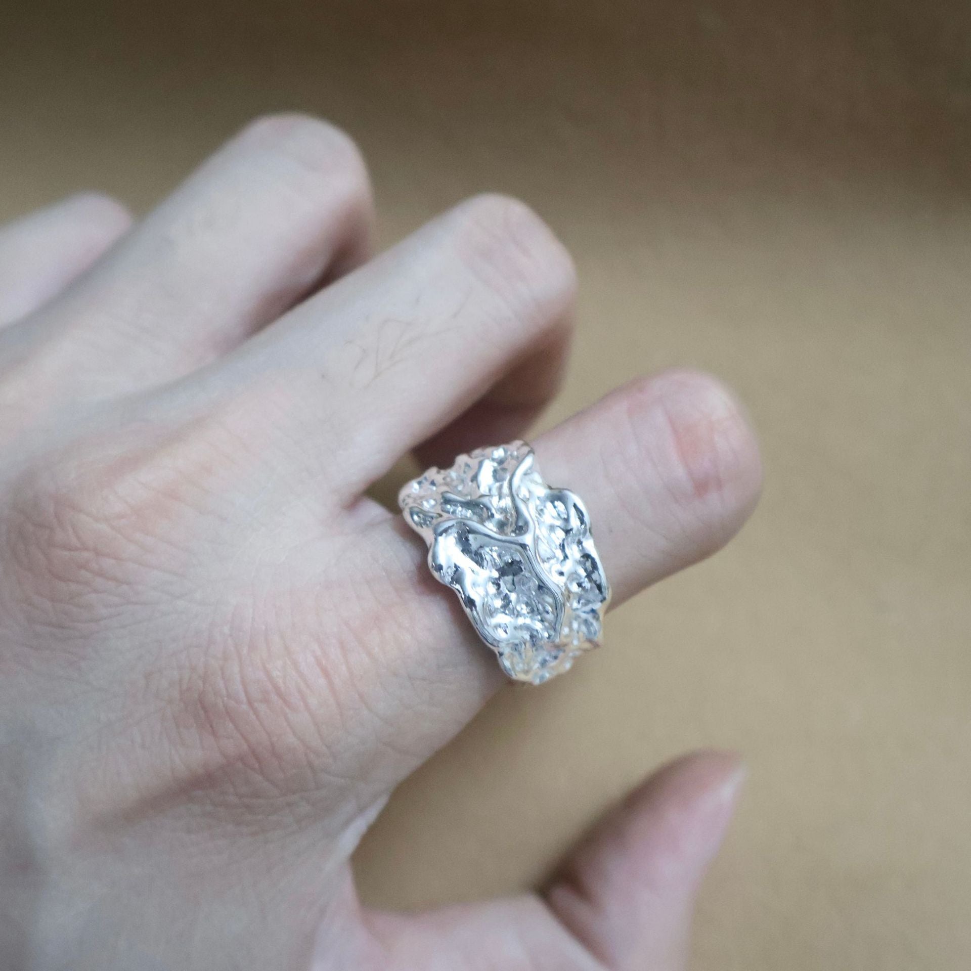 Wholesale  Exaggerated Alien Ring Women's Niche Fashion All-match  Adjustable Open Hollow Ring