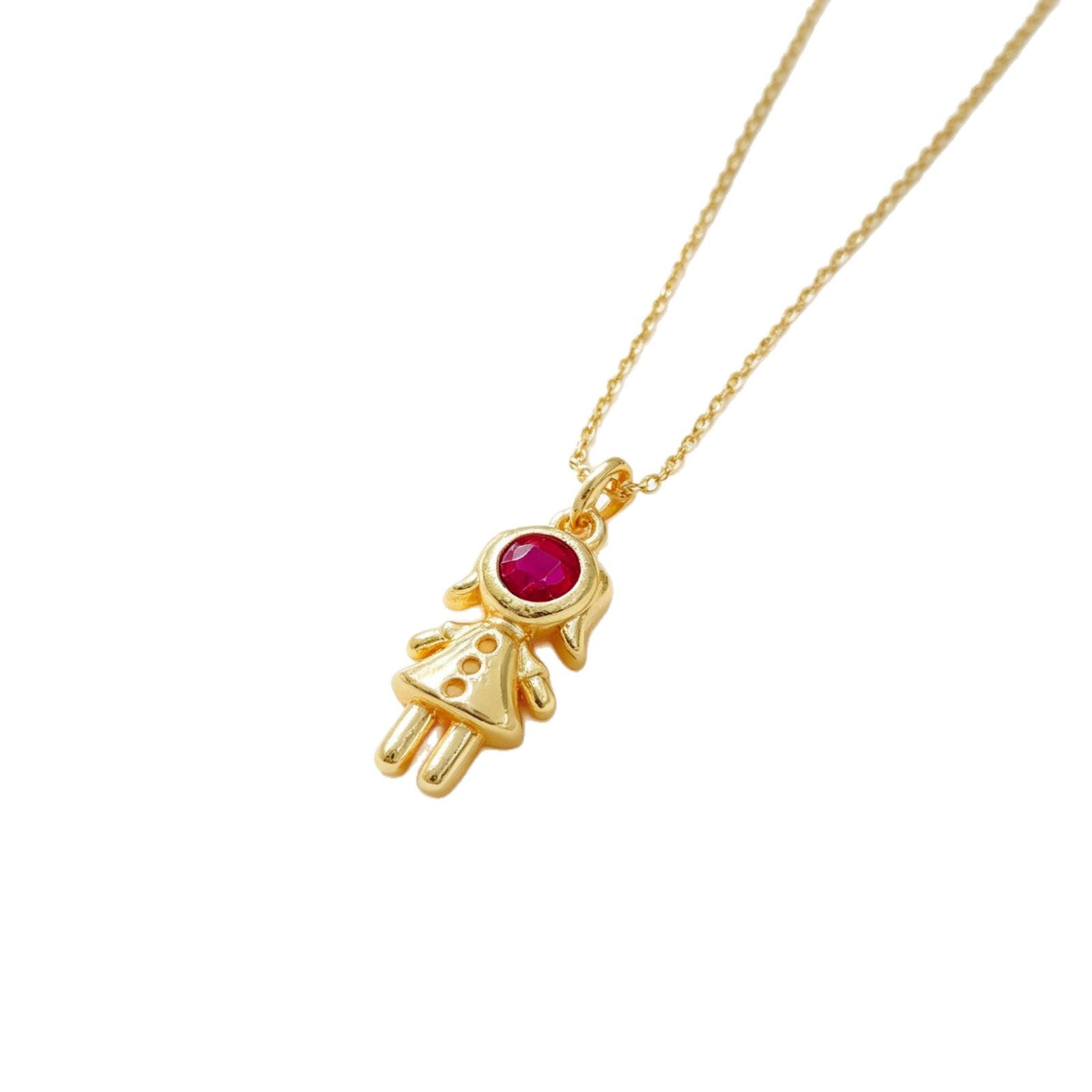Wholesale Gold Plated Copper Cat Heart Pendant Necklace Sweet Girl Jewelry Accessory