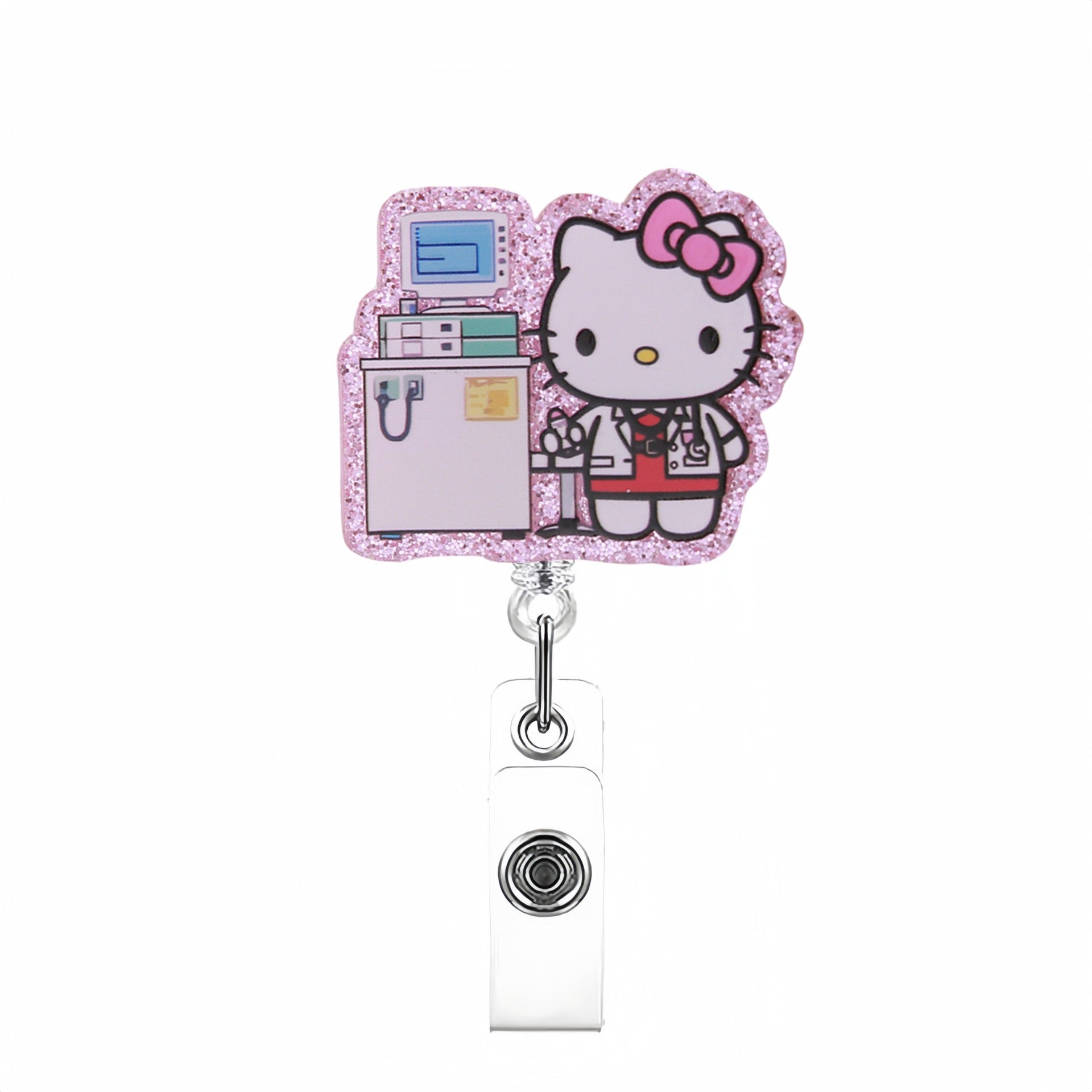 Wholesale Cute Cartoon Cat Badge Reels Keychains ACCVIP