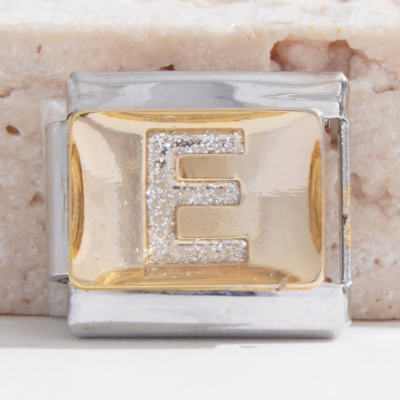 Wholesale Italian Charm Bracelet 9mm DIY rhinestone letter  Creative Stainless Steel Composable Bracelet