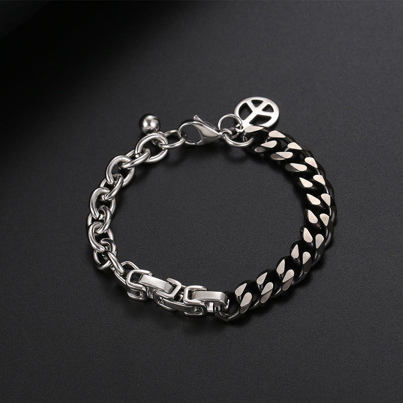 Wholesale Cuban Chain Titanium Steel Bracelet ACC-BT-Yixin008