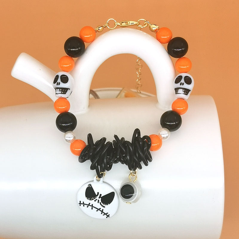 Wholesale Halloween Pumpkin Ghost Cat Zombie Skull Bracelet ACC-BT-Haol004