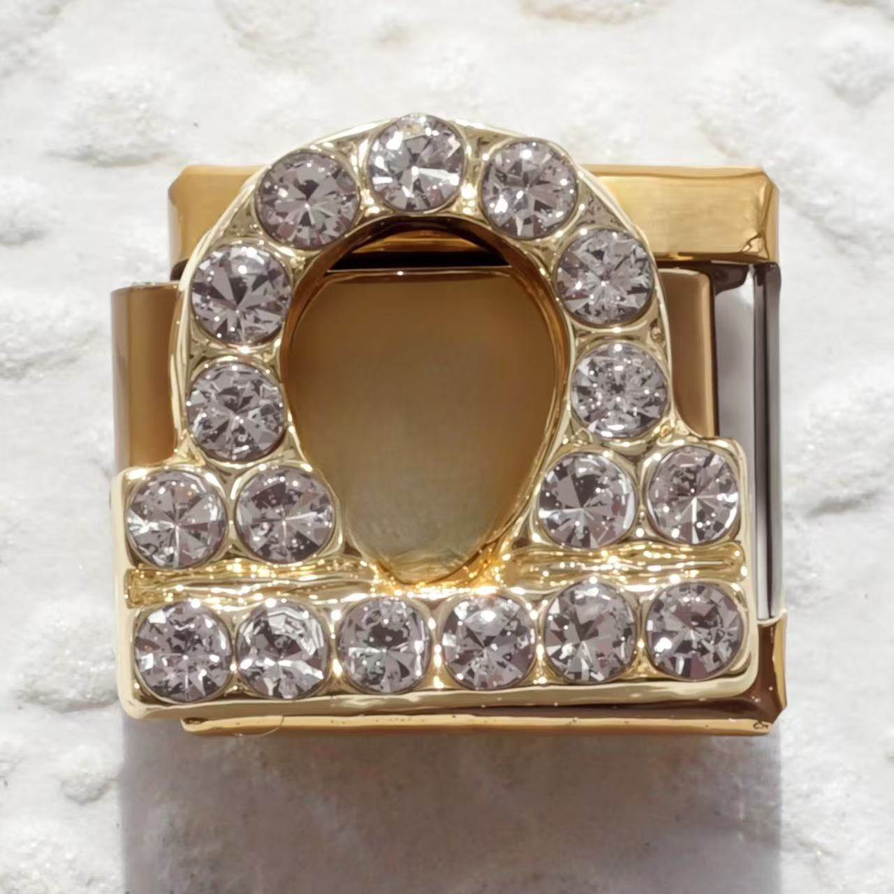 Wholesale 5pcs  Italian Charm Bracelet 9mm DIY 12 contions   Creative Stainless Steel Composable Bracelet