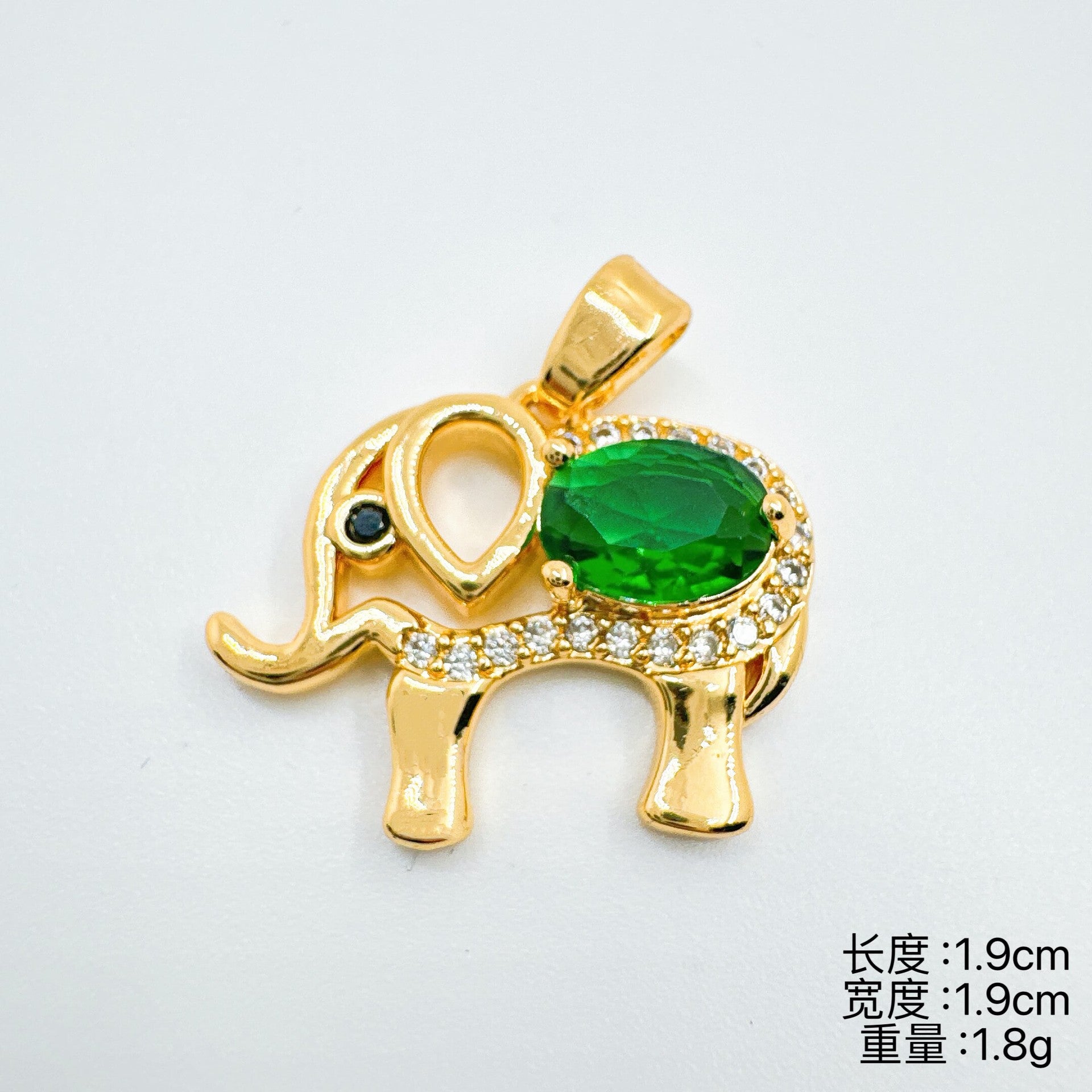 Wholesale Stylish Elephant Pendant Necklace