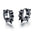 Wholesale  Punk Pointed Stud Earrings  Hip-Hop Fashionable All-Match Stainless Steel Stud Earrings