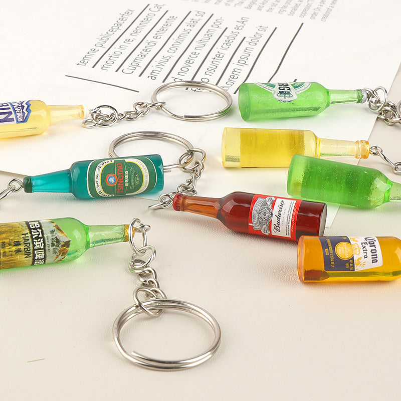 Wholesale Beer bottle keychain