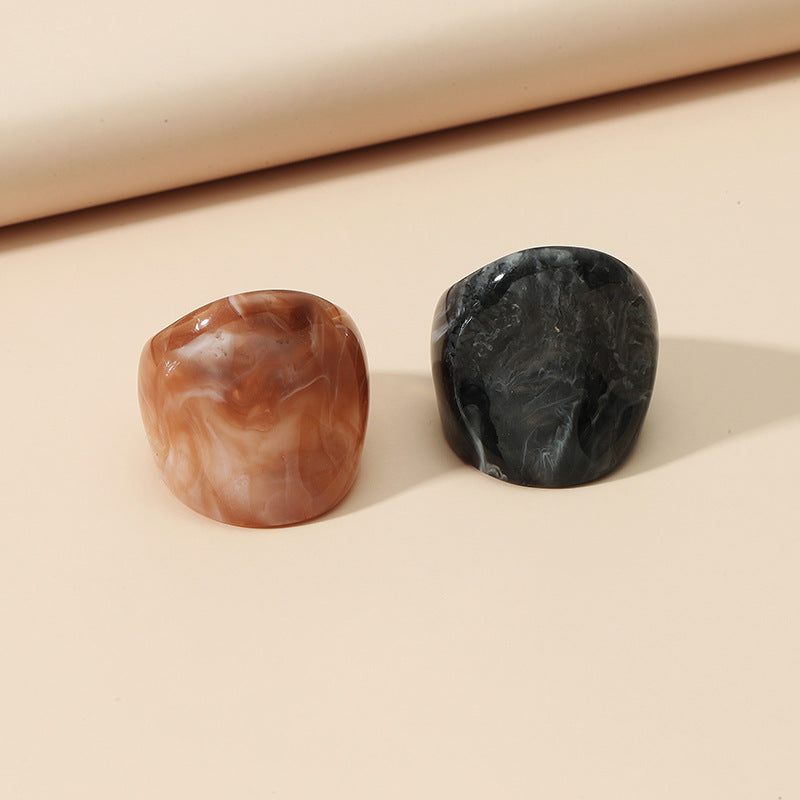 Wholesale Exaggerated resin ring
