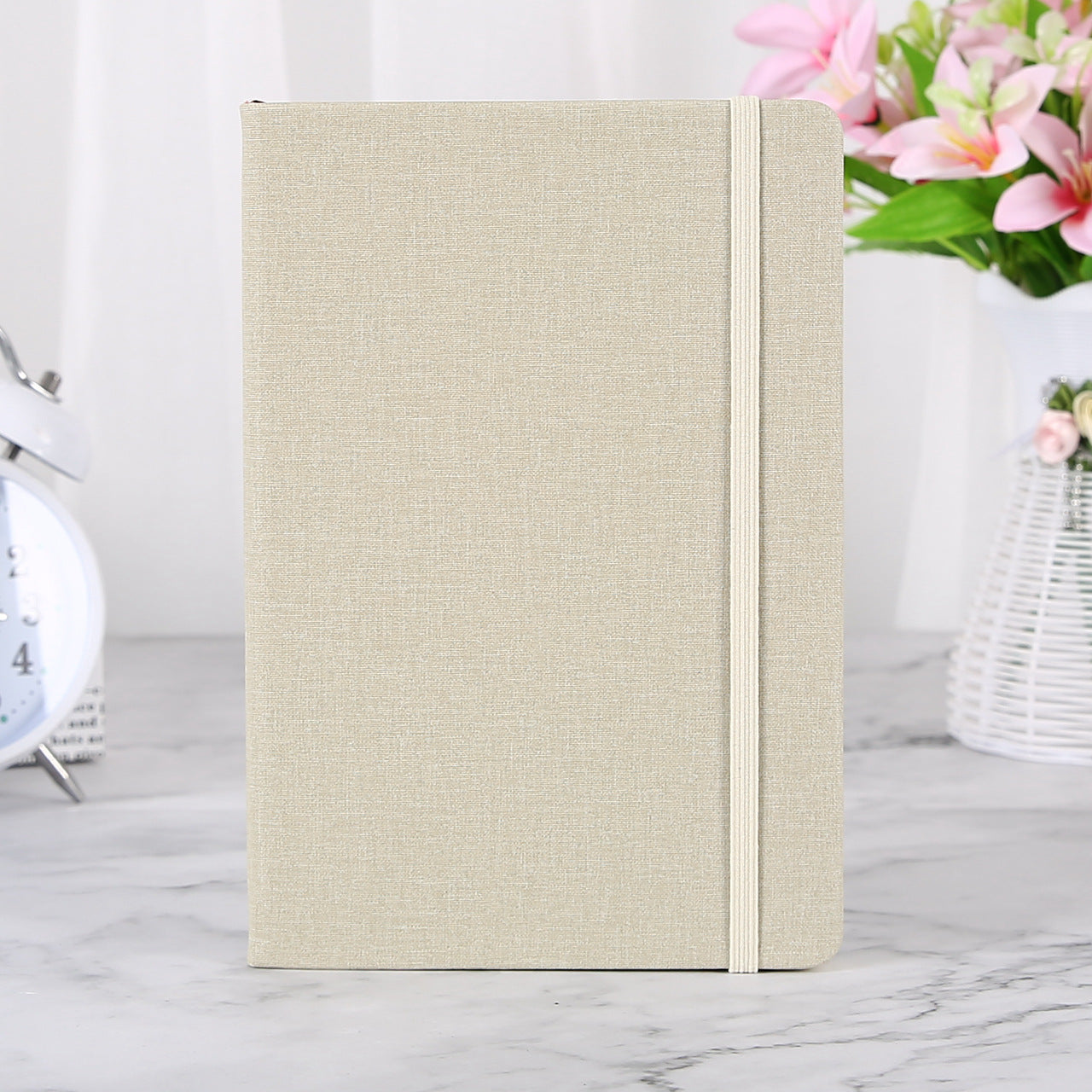 Wholesale A5 hard leather strap notebook business office PU notepad