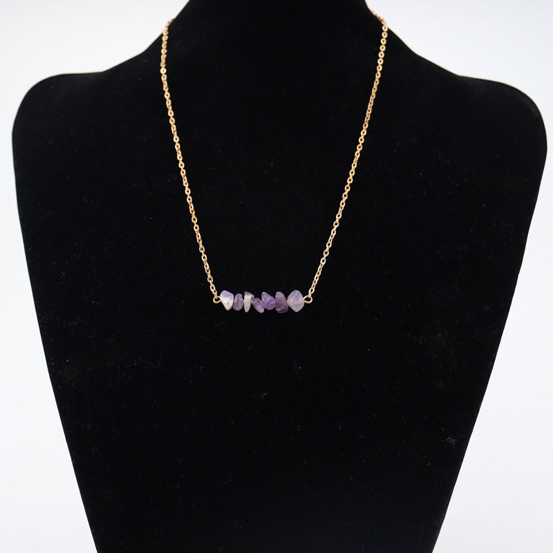 Wholesale Bohemian Style Natural Gravel Necklace
