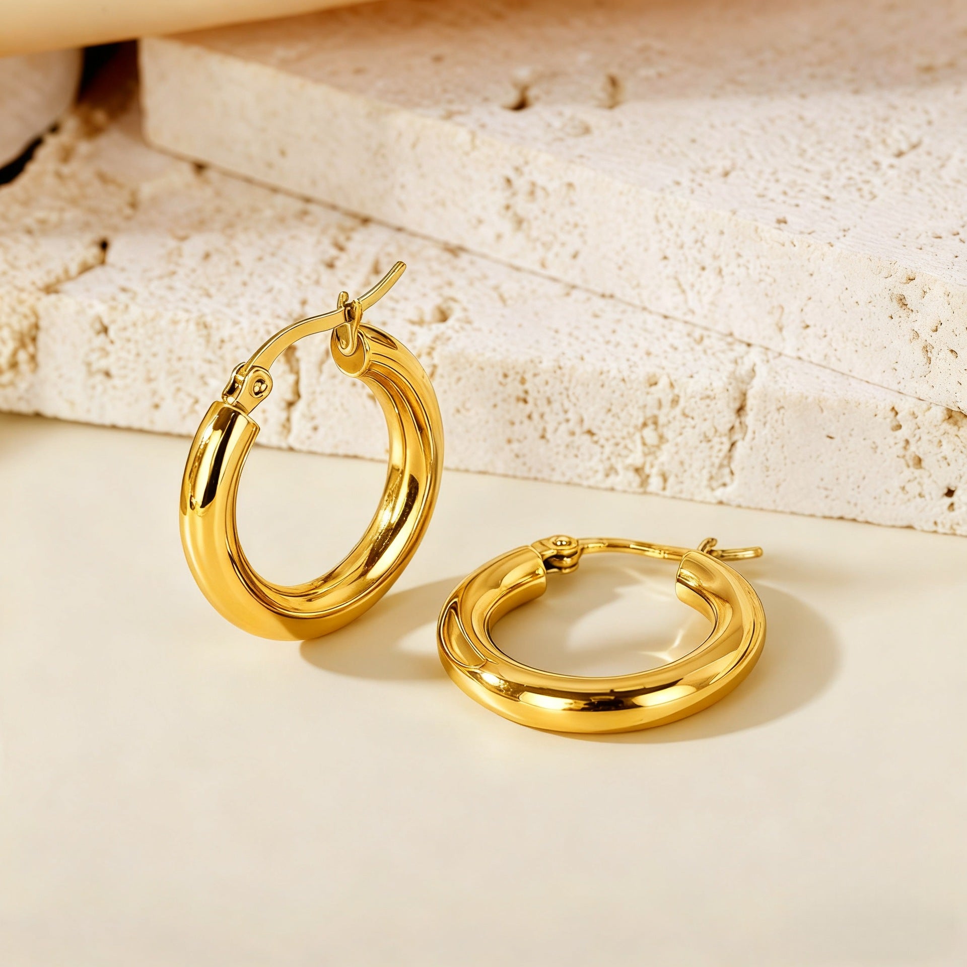 Wholesale Steel titanium hoop earrings