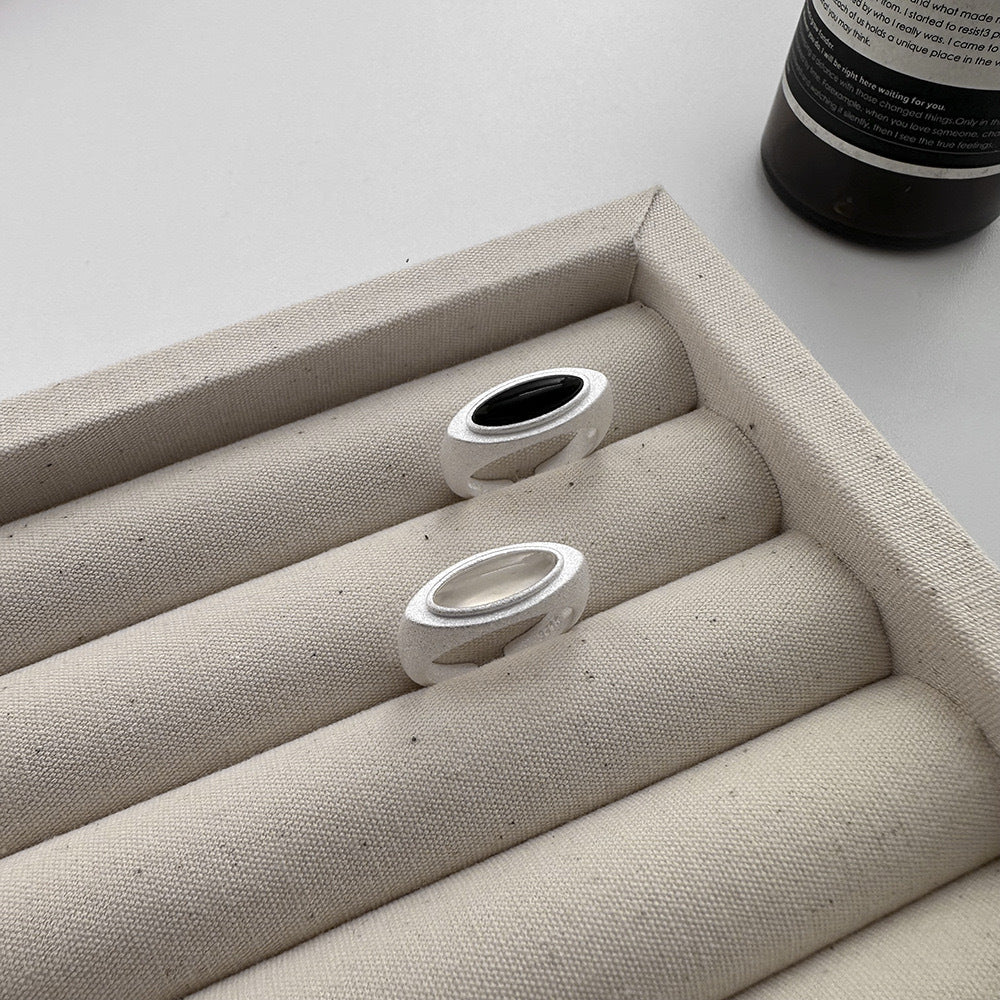 Wholesale Retro Inlaid Cat' s Eye Simple and Versatile Ring