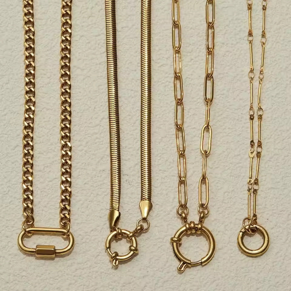 Wholesale Stainless Steel Pearl Necklace Accessories Jewelry Accessories