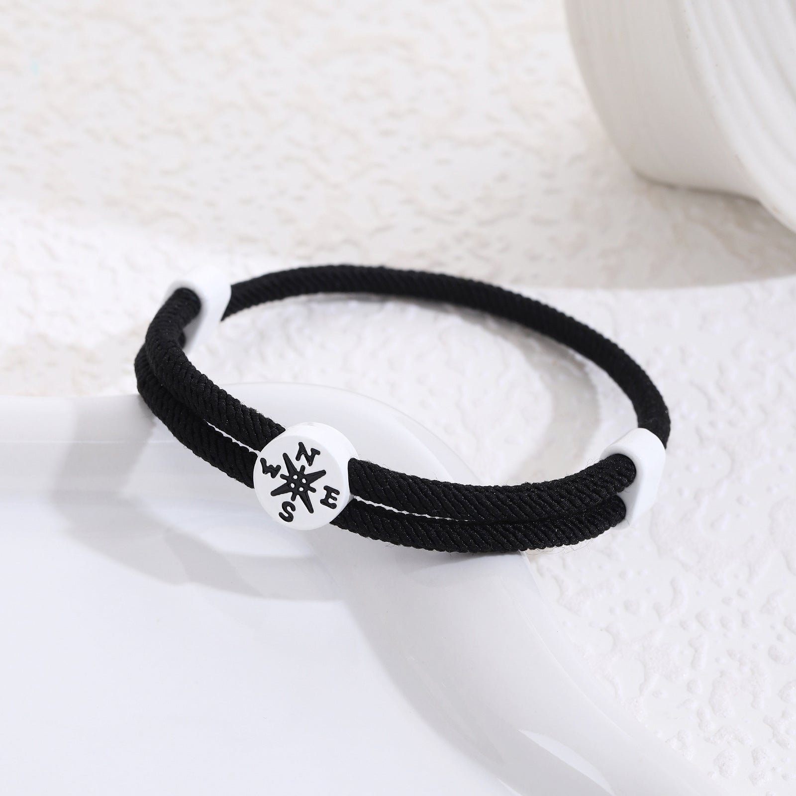 Großhandel Abschlusssaison Inspirierende Kompassgewebe Seilseilarmband