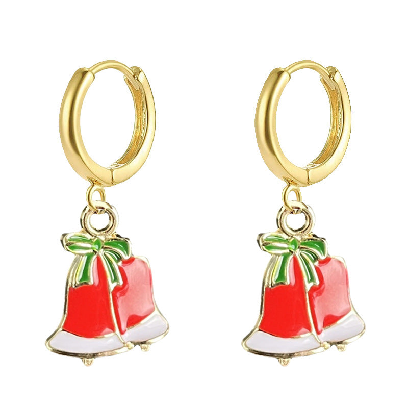 Wholesale 2 pairs/ pack Christmas gift  Christmas tree earrings