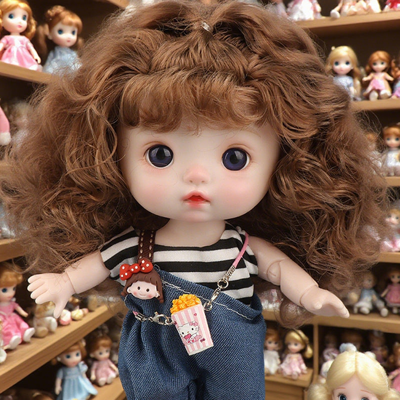 Wholesale Cute cartoon mini popcorn doll accessories