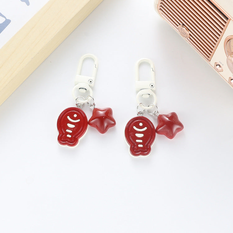 Wholesale Fish star keychain