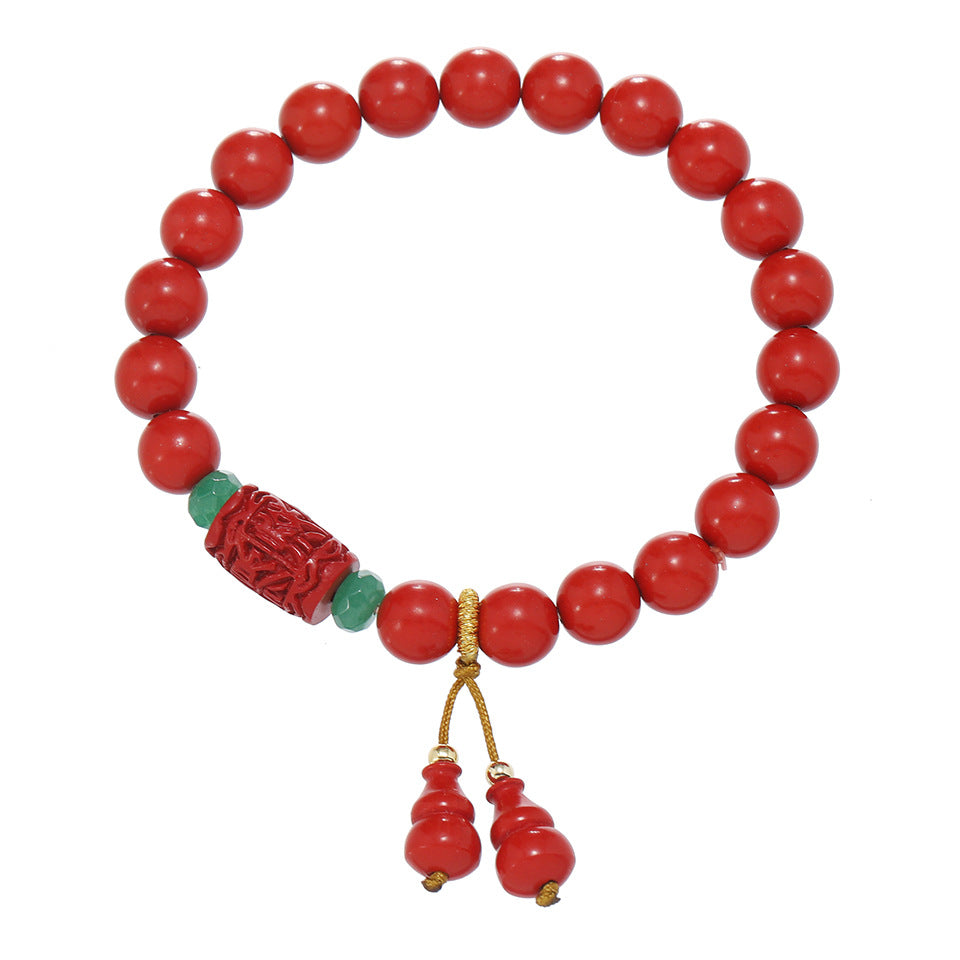 Wholesale Agate Bracelet Retro Chinese Fortune Rolling Design Fashion Jewelry Accessory For Women Everyday