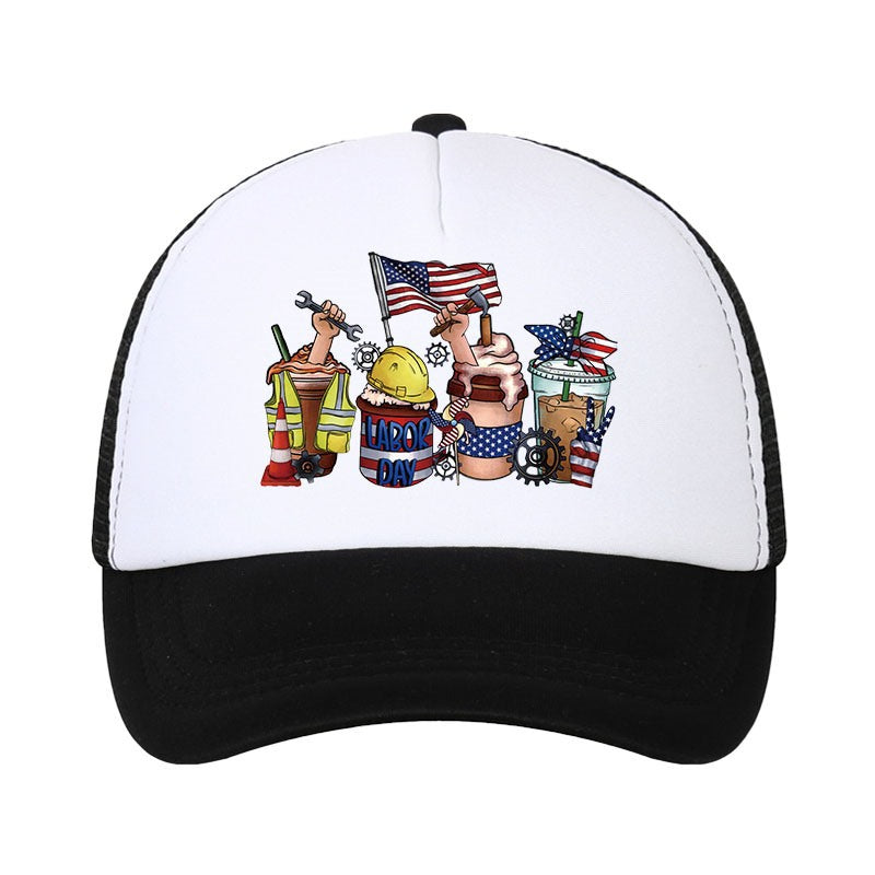 Wholesale  Independence Day sponge baseball cap