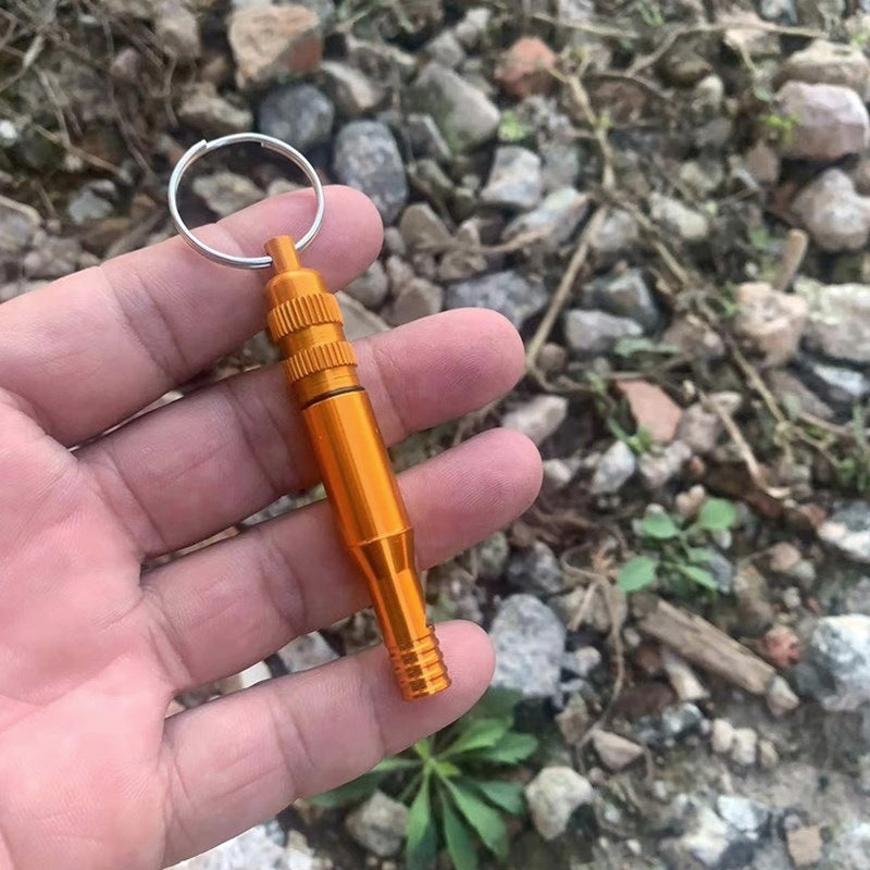 Wholesale Colorful Aluminum Whistle Keychain ACC-KC-KaBiao009