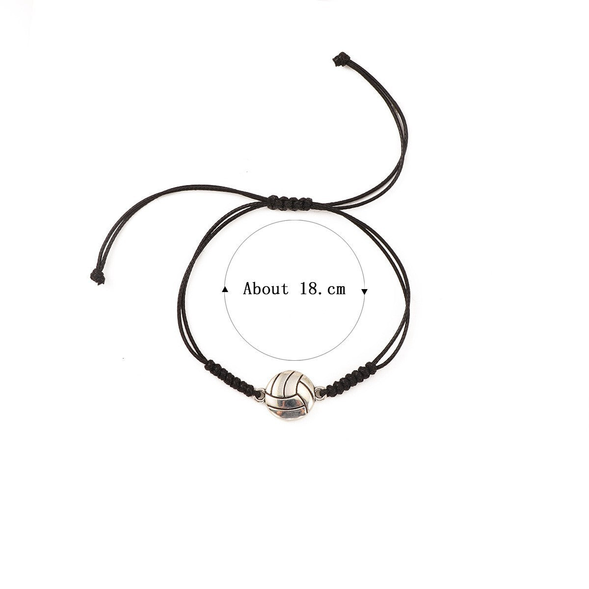 Wholesale Football Pendant Team Friendship Basketball Braided Bracelet ACC-BT-Yima016