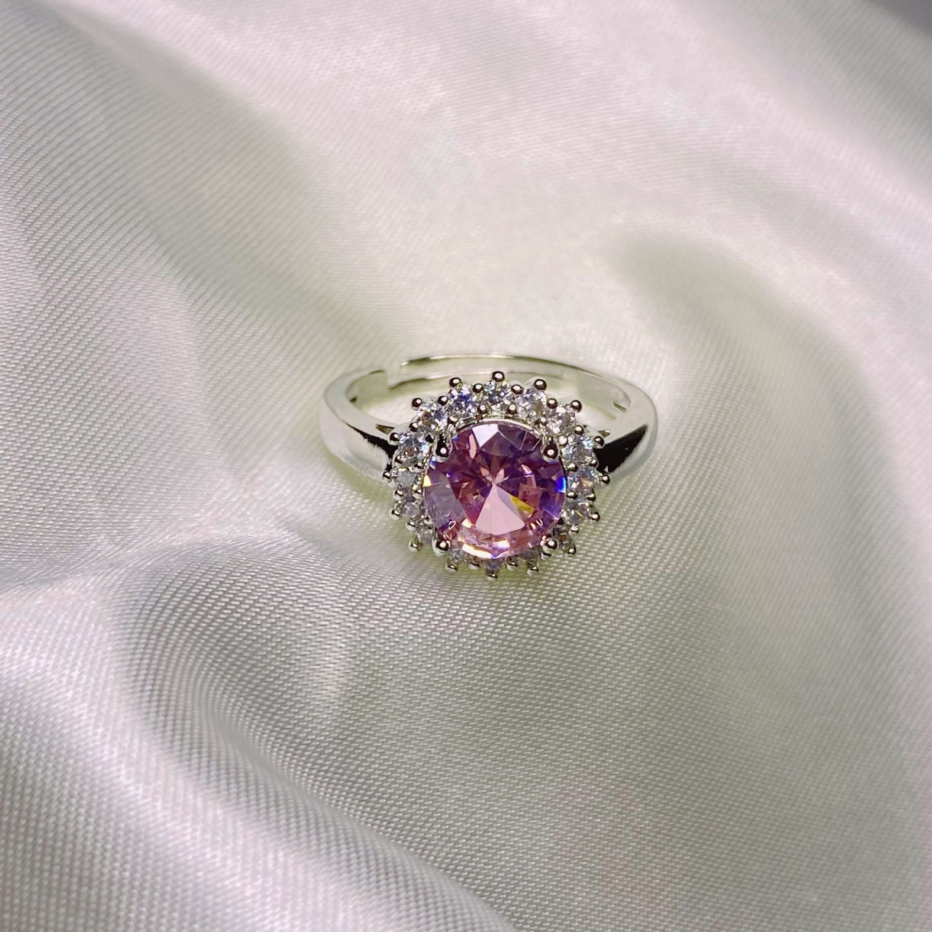 Wholesale Small Pearl Stretchable Adjustable Soft Chain Ring ACC-RS-Hanxi001