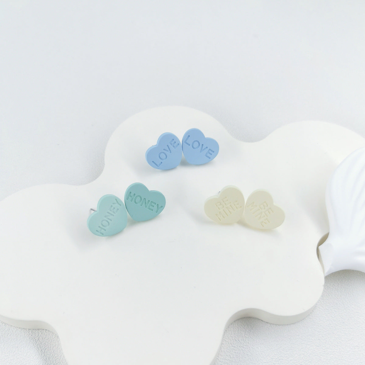 Wholesale Valentine's Day Cute Set Acrylic Letter Earrings Set