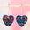 Wholesale  Valentine's Day Luxury Love Sequins Acrylic Earrings