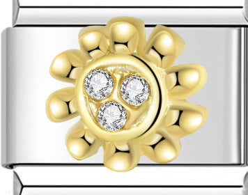 Wholesale 10pcs Italian Charm Bracelet 9mm DIY Splicing Cute Creative Stainless Steel Composable Bracelet