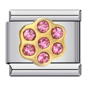 Wholesale 9mm Italian Charm Starter Bracelets DIY square Single Section Creative Stainless Steel Composable Bracelet