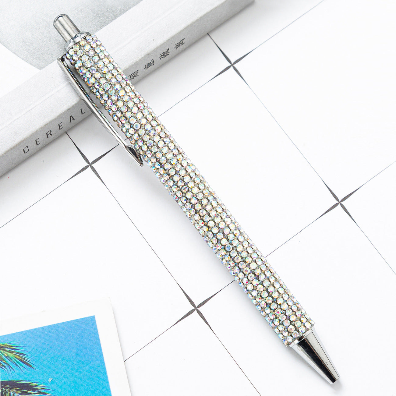 Wholesale Press Jump Pen Rhinestone Foreskin Press Pen ACC-PN-HuaHao016
