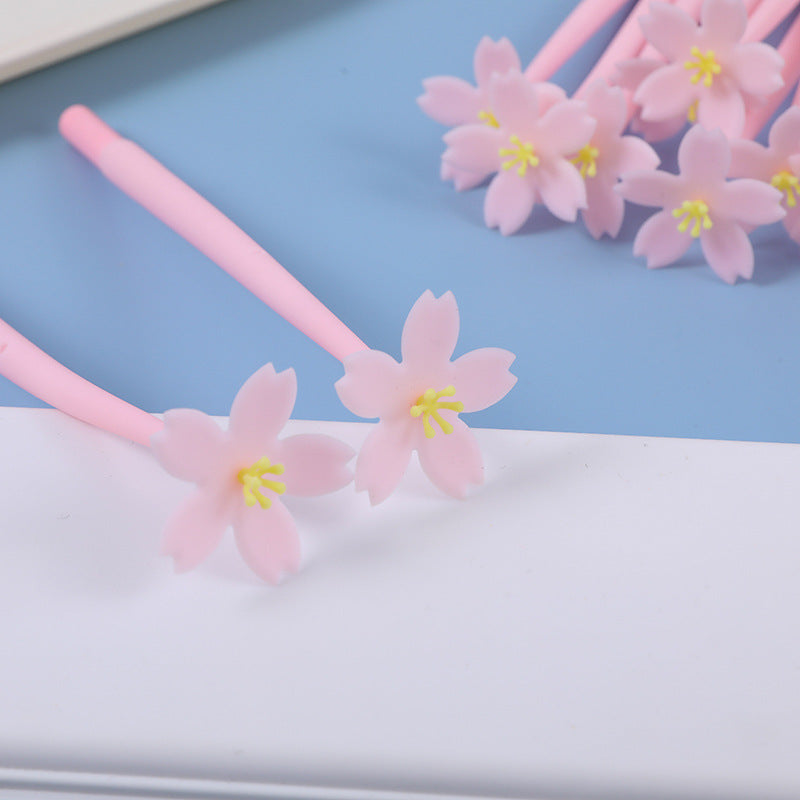 Wholesale  Creative Beautiful Cherry Blossom Gel Pen