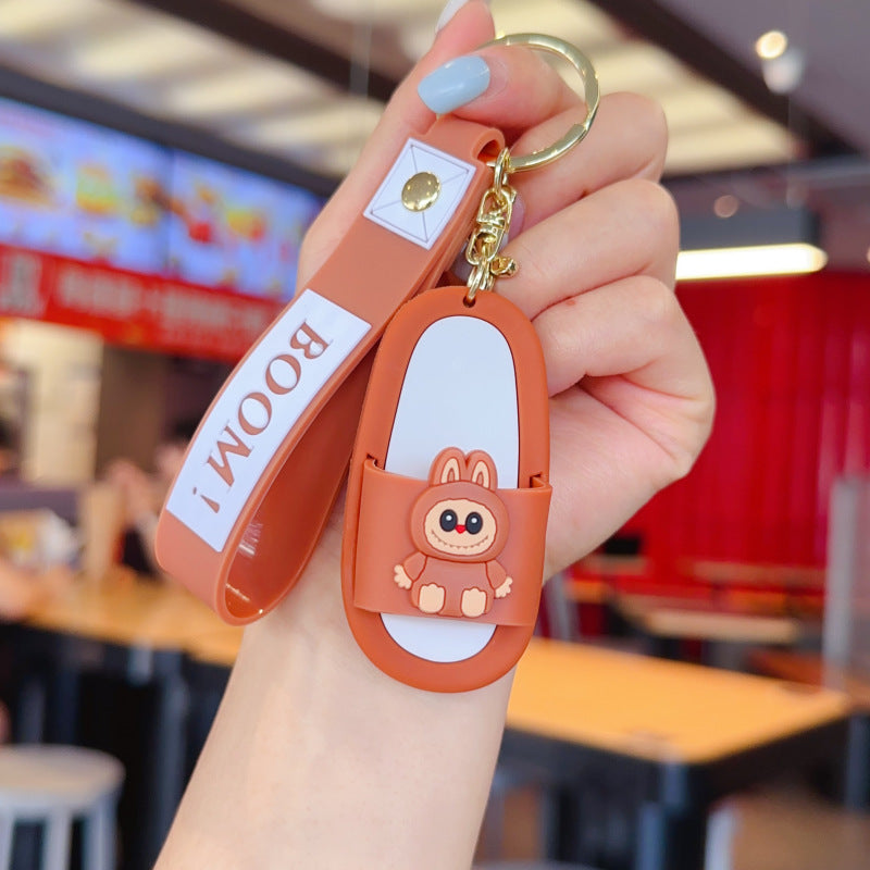 Wholesale Cute cartoon silicone keychain