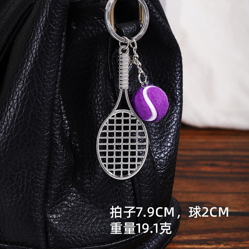 Wholesale Sports creative gifts tennis keychains
