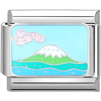 Wholesale 10pcs Italian Charm Bracelet 9mm DIY Splicing Removable Cartoon Animal Stainless Steel Composable Bracelet